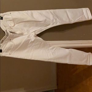 Topman Stretch Skinny W32 White Jeans